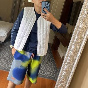 women's nike tech pack white vest with zipper